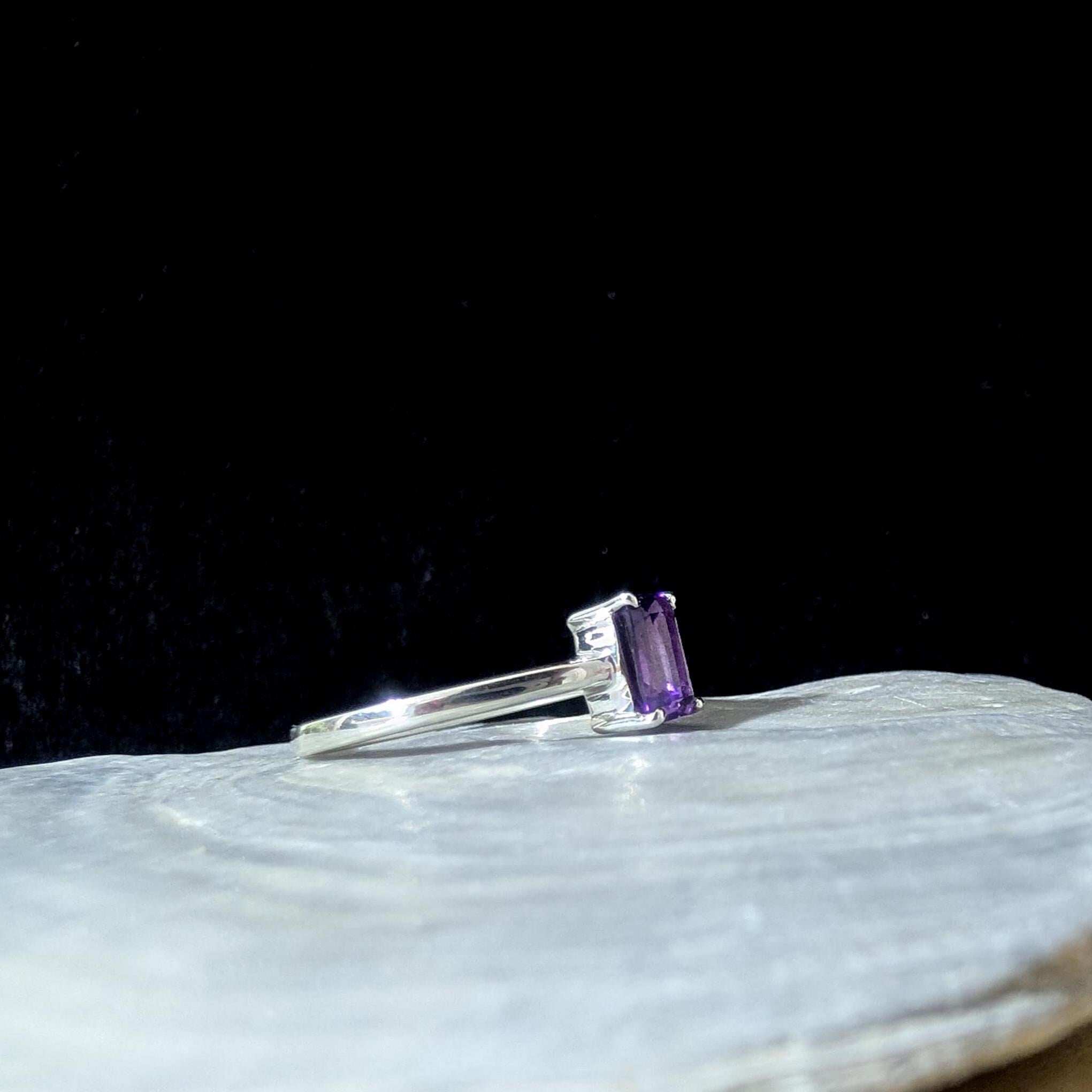 Elegant amethyst ring | 925 Sterling Silver