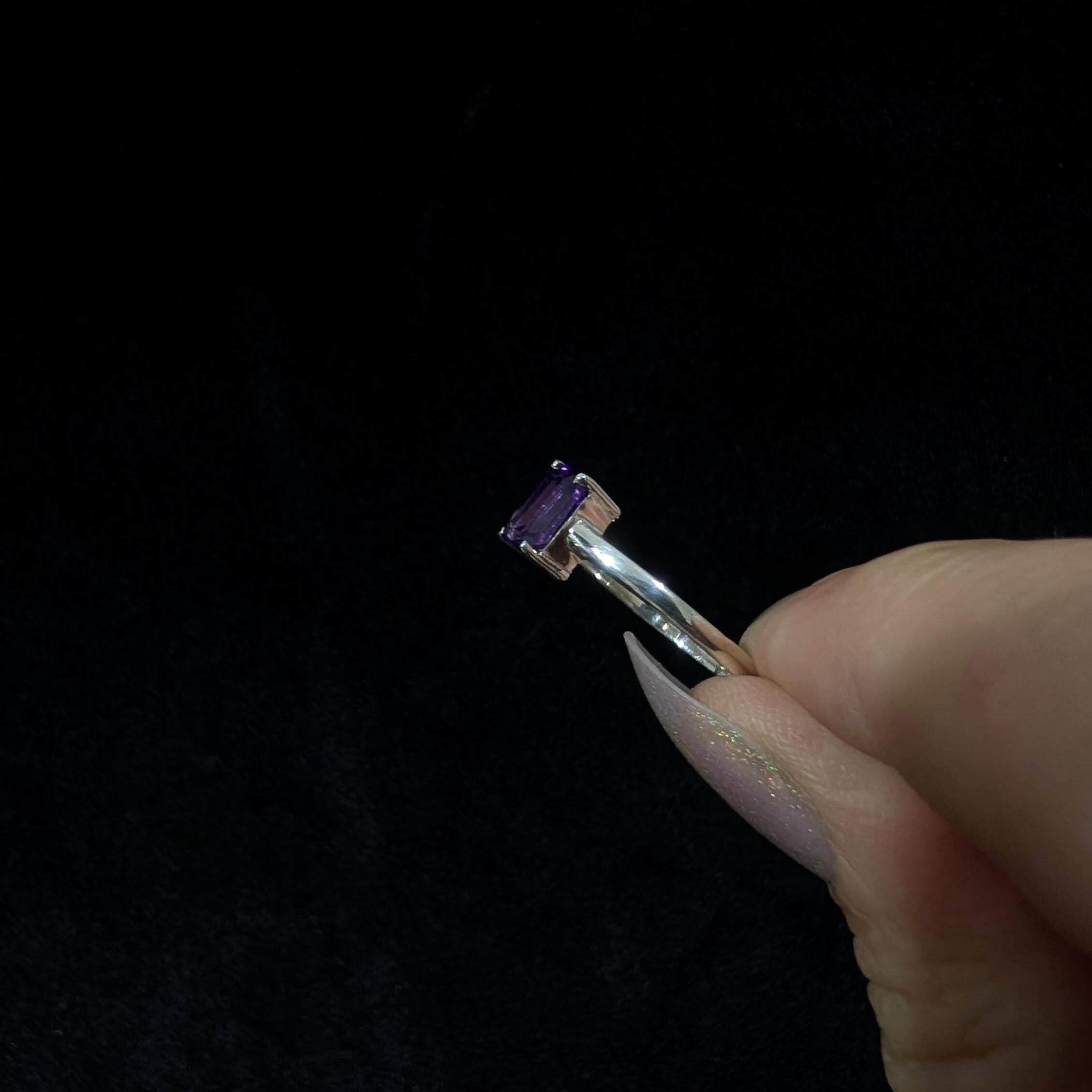 Elegant amethyst ring | 925 Sterling Silver