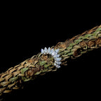White topaz statement stacking enhancer ring | 925 Sterling Silver