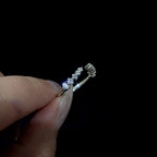 White Topaz Statement Ring Enhancer | 925 sterling silver
