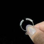 Blue Topaz Enhancer Ring | 925 sterling silver