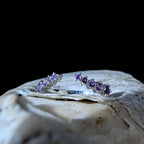 Amethyst stacking ring | 925 Sterling Silver