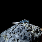 Blue topaz minimalist everyday ring | 925 Sterling Silver