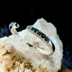 Turquoise minimalist ring | 925 Sterling Silver