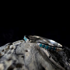 Turquoise minimalist ring | 925 Sterling Silver
