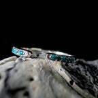 Turquoise minimalist ring | 925 Sterling Silver