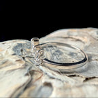 White topaz stacking enhancer ring | 925 Sterling Silver
