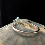 Blue Topaz stacking enhancer ring | 925 Sterling Silver
