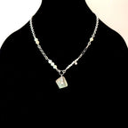 Aphrodite necklace with sea glass and shells