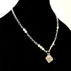 Aphrodite necklace with sea glass and shells