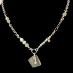 Aphrodite necklace with sea glass and shells