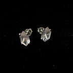 Rose quartz stud earrings | 925 sterling silver