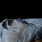 Amethyst stacking ring | 925 sterling silver
