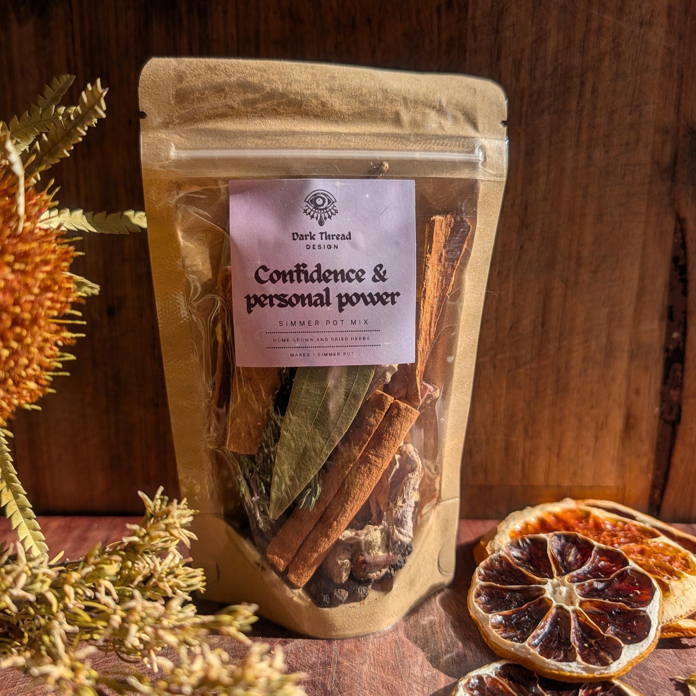 Confidence and personal power simmer pot