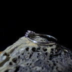 Amethyst stacking ring | 925 sterling silver