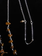 Celestial tiger eye face chain