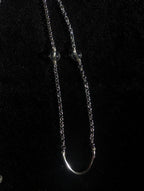 Protective clear quartz face chain