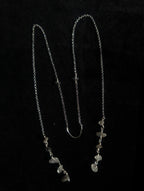 Protective clear quartz face chain