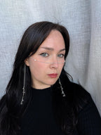 Protective clear quartz face chain