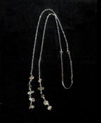 Protective clear quartz face chain