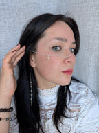 Asymmetrical celestial face chain