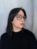 Asymmetrical celestial face chain