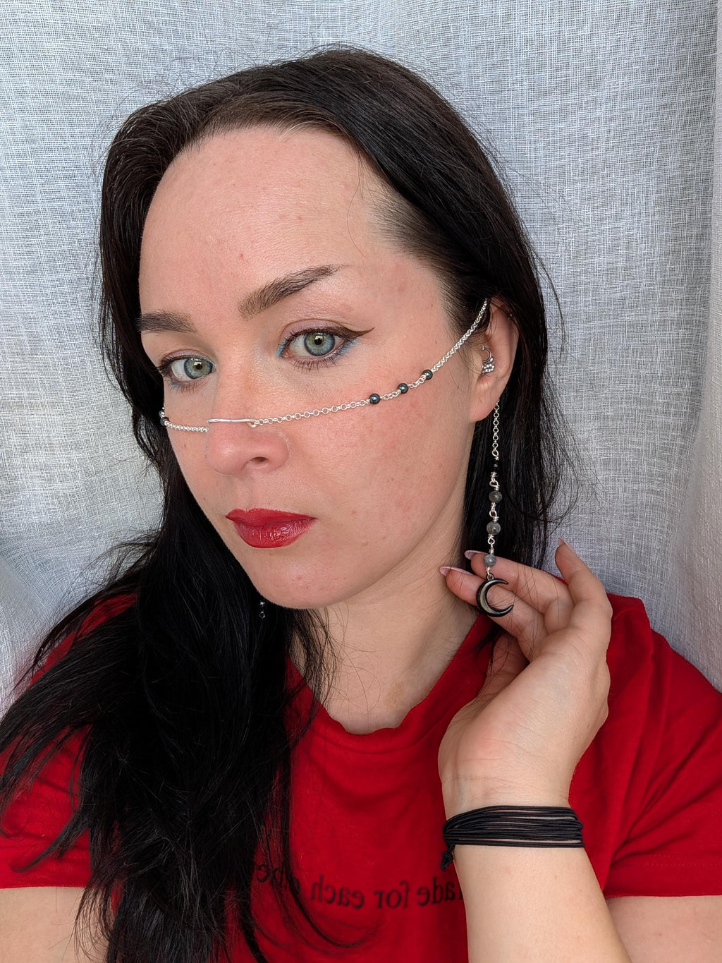Hekate inspired face chain