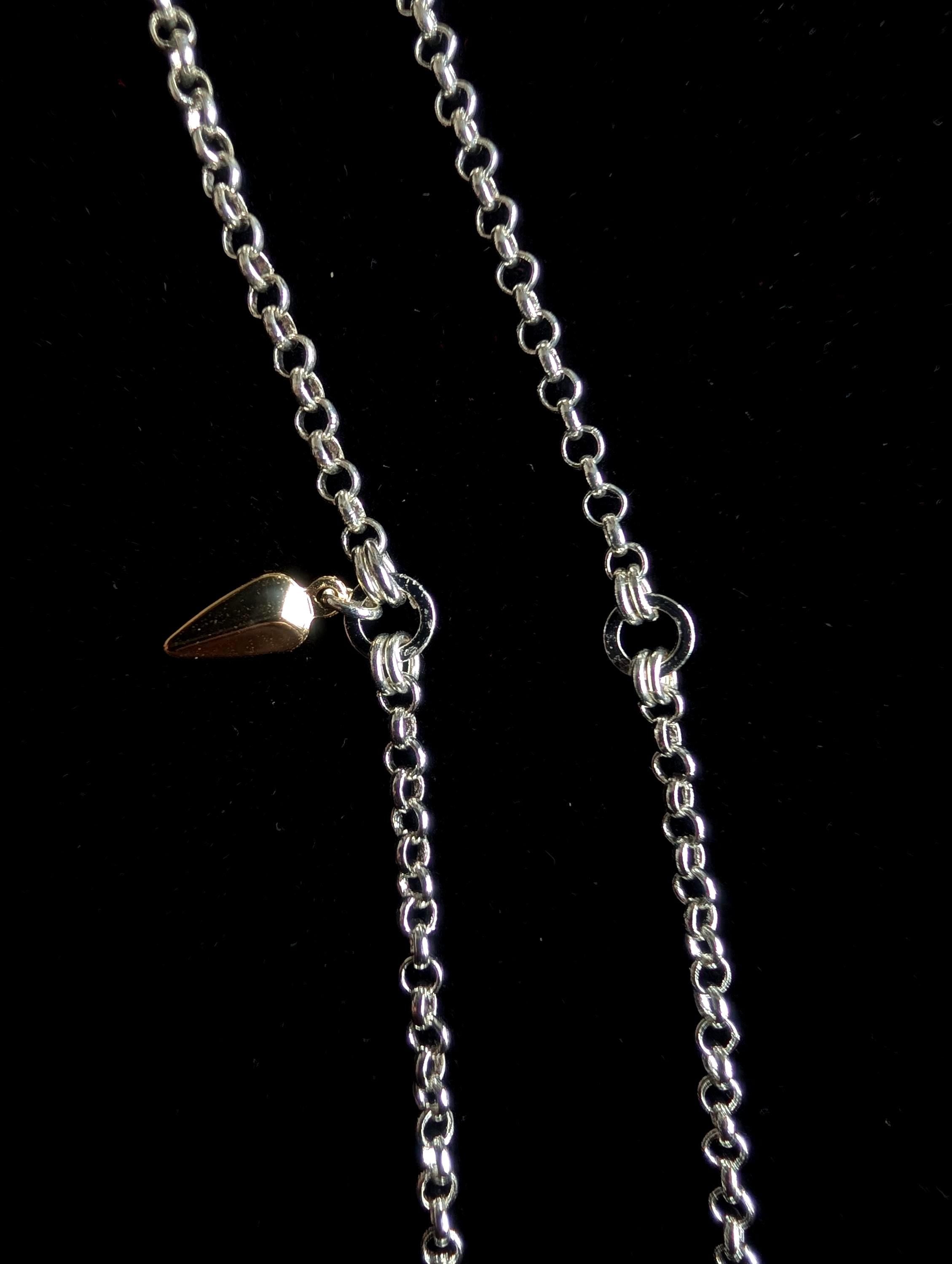 Celestial tiger eye face chain