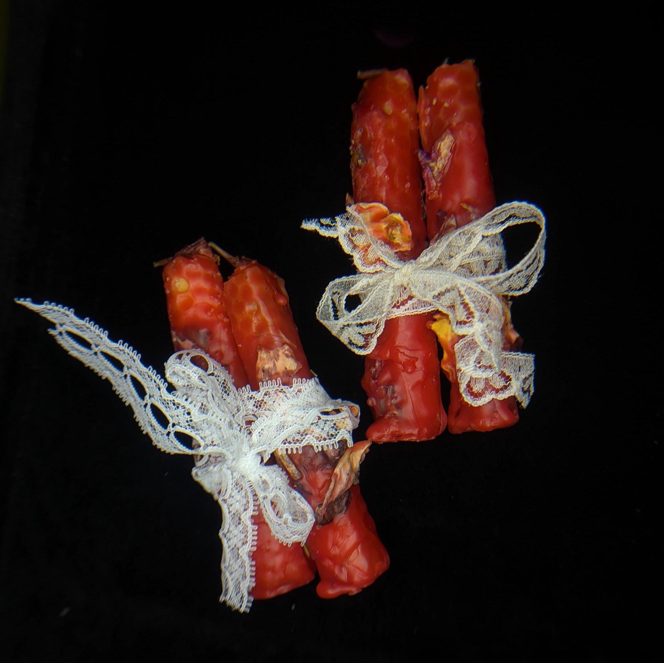 Self love and healing ritual beeswax candles