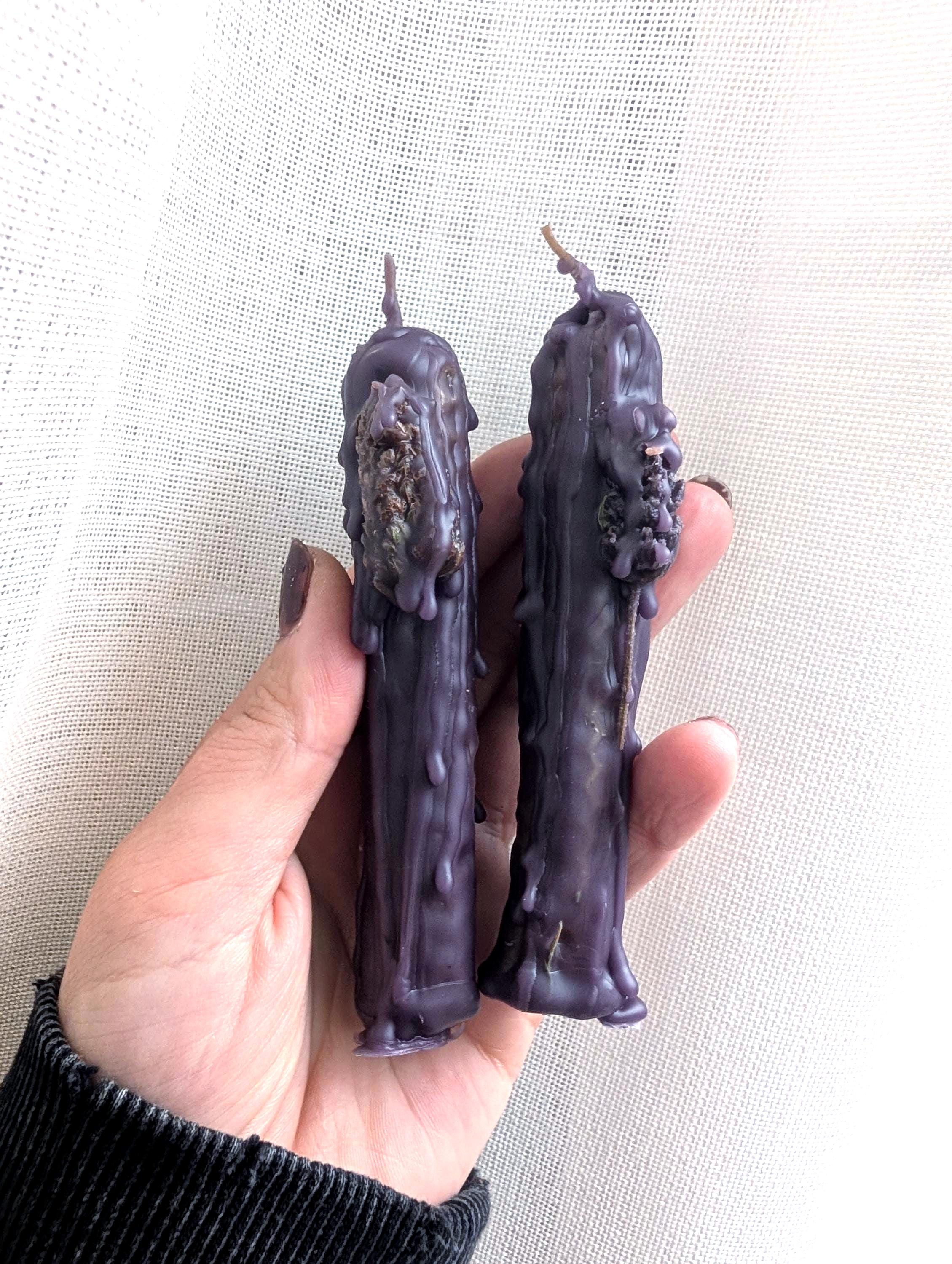 Intuition and clarity ritual beeswax candles