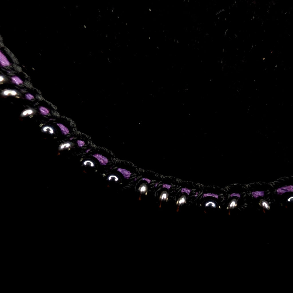 Dainty hematite choker necklace ***Sample piece design prototype***
