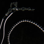 Black onyx choker necklace
