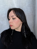 Protective clear quartz face chain