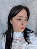 Asymmetrical celestial face chain