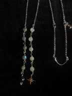 Asymmetrical celestial face chain