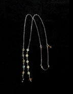 Asymmetrical celestial face chain