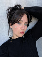 Asymmetrical celestial face chain