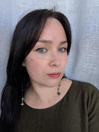 Asymmetrical celestial face chain