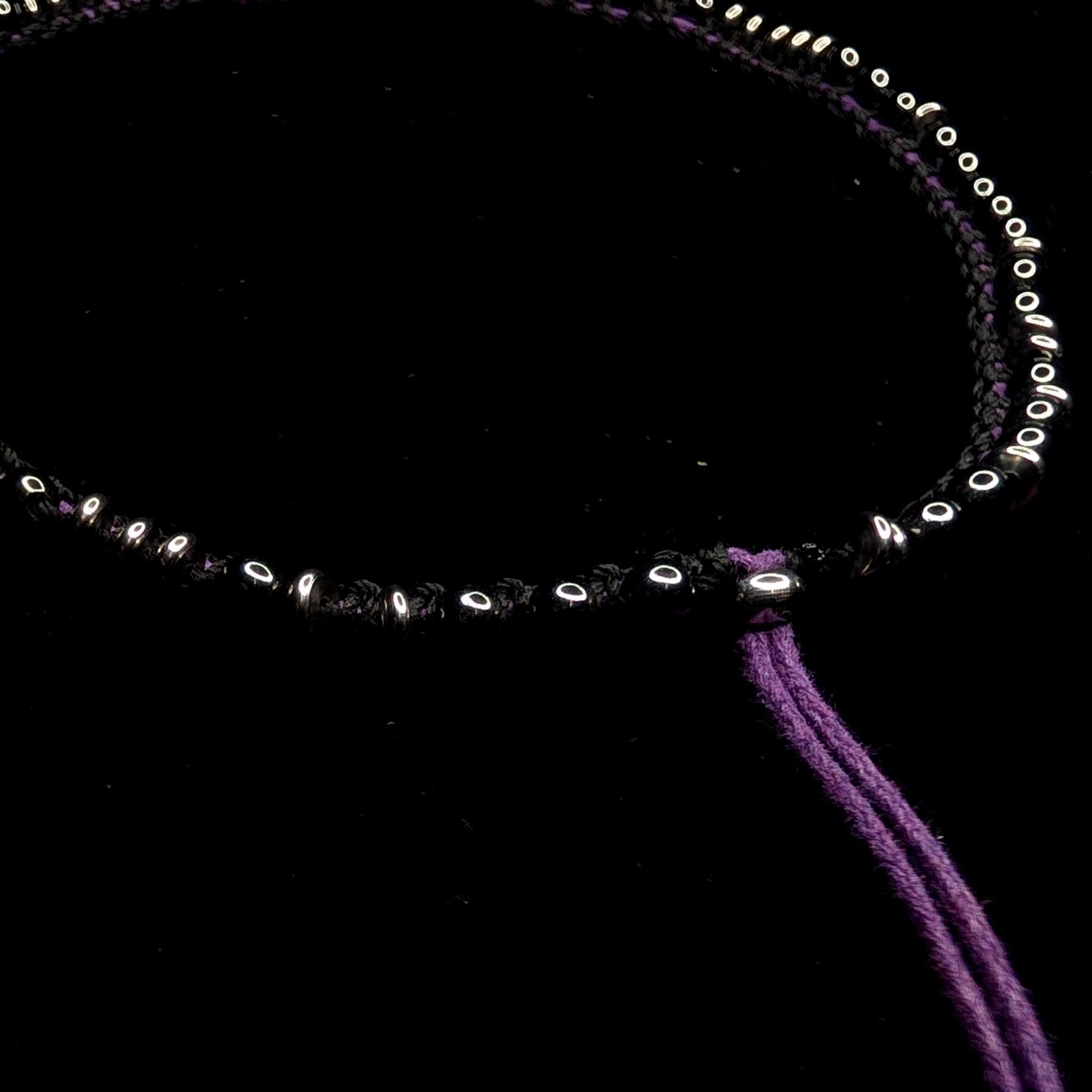 Dainty hematite choker necklace ***Sample piece design prototype***