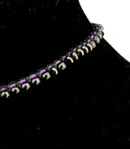 Dainty hematite choker necklace ***Sample piece design prototype***