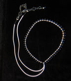 Black onyx choker necklace