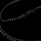 Multi way black onyx and hematite choker necklace