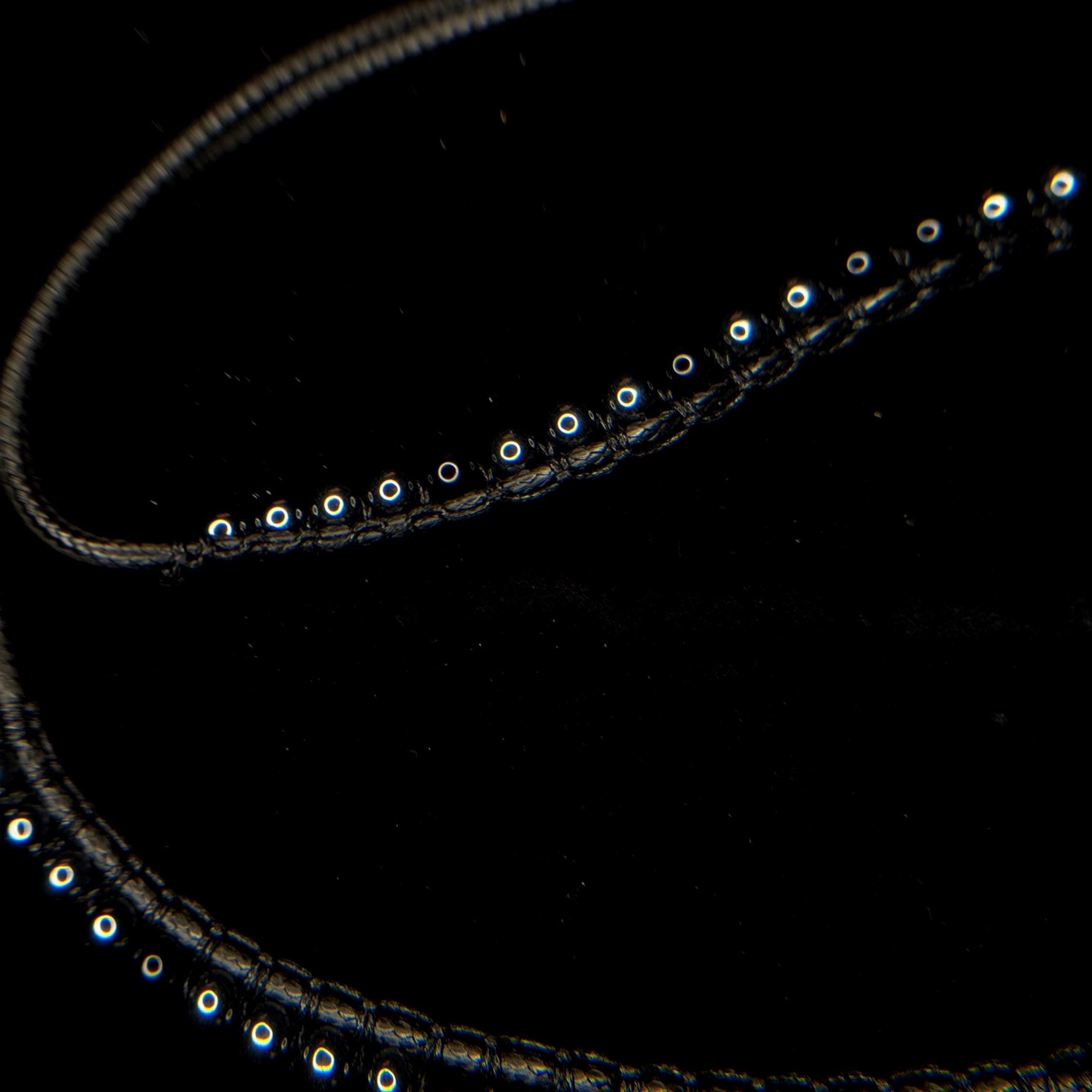 Multi way black onyx and hematite choker necklace