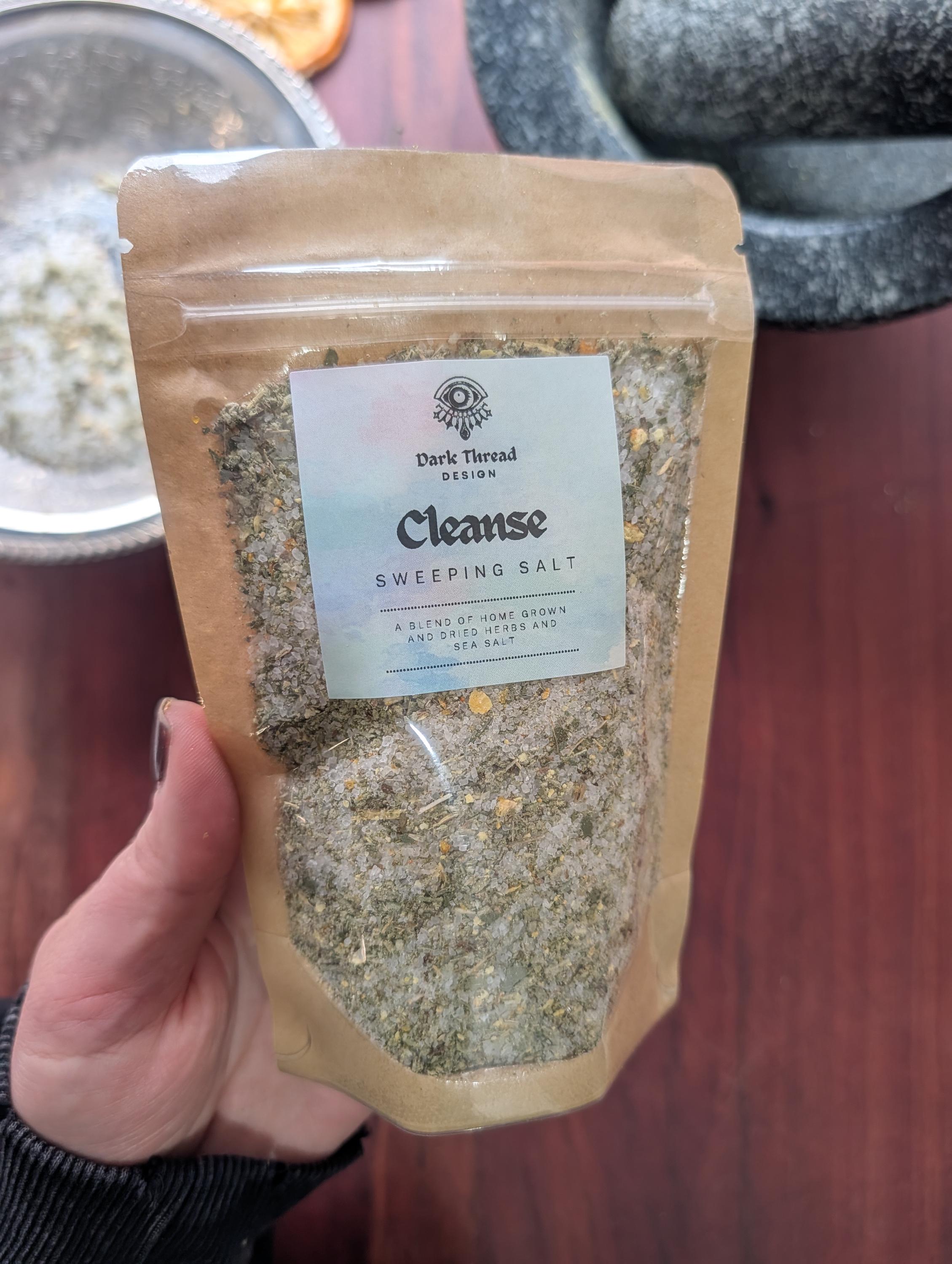 Cleanse sweeping salt