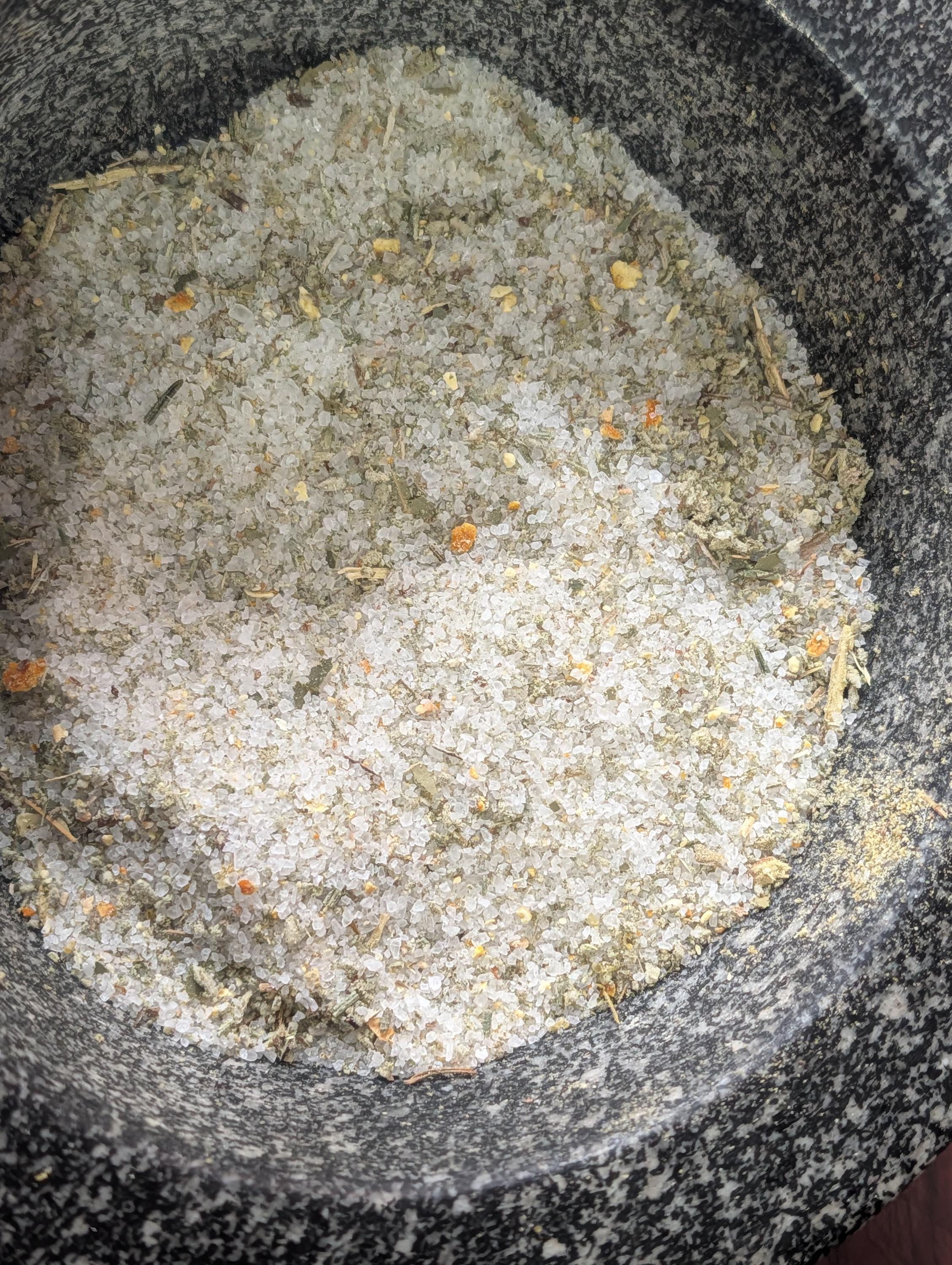 Cleanse sweeping salt