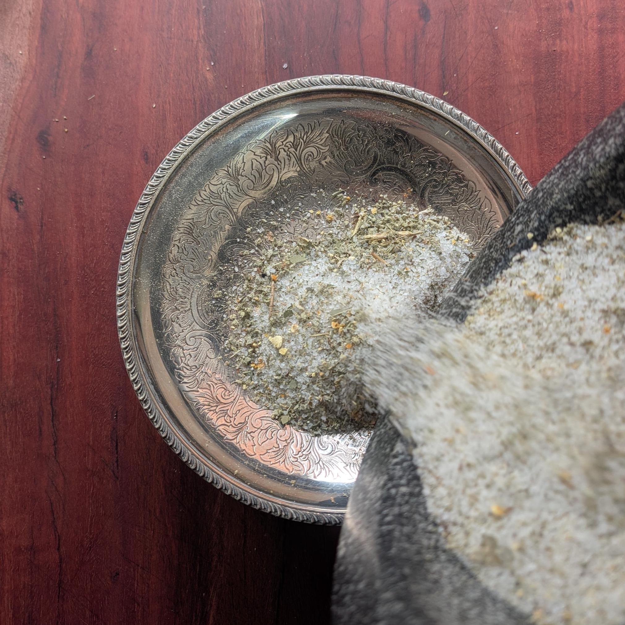 Cleanse sweeping salt