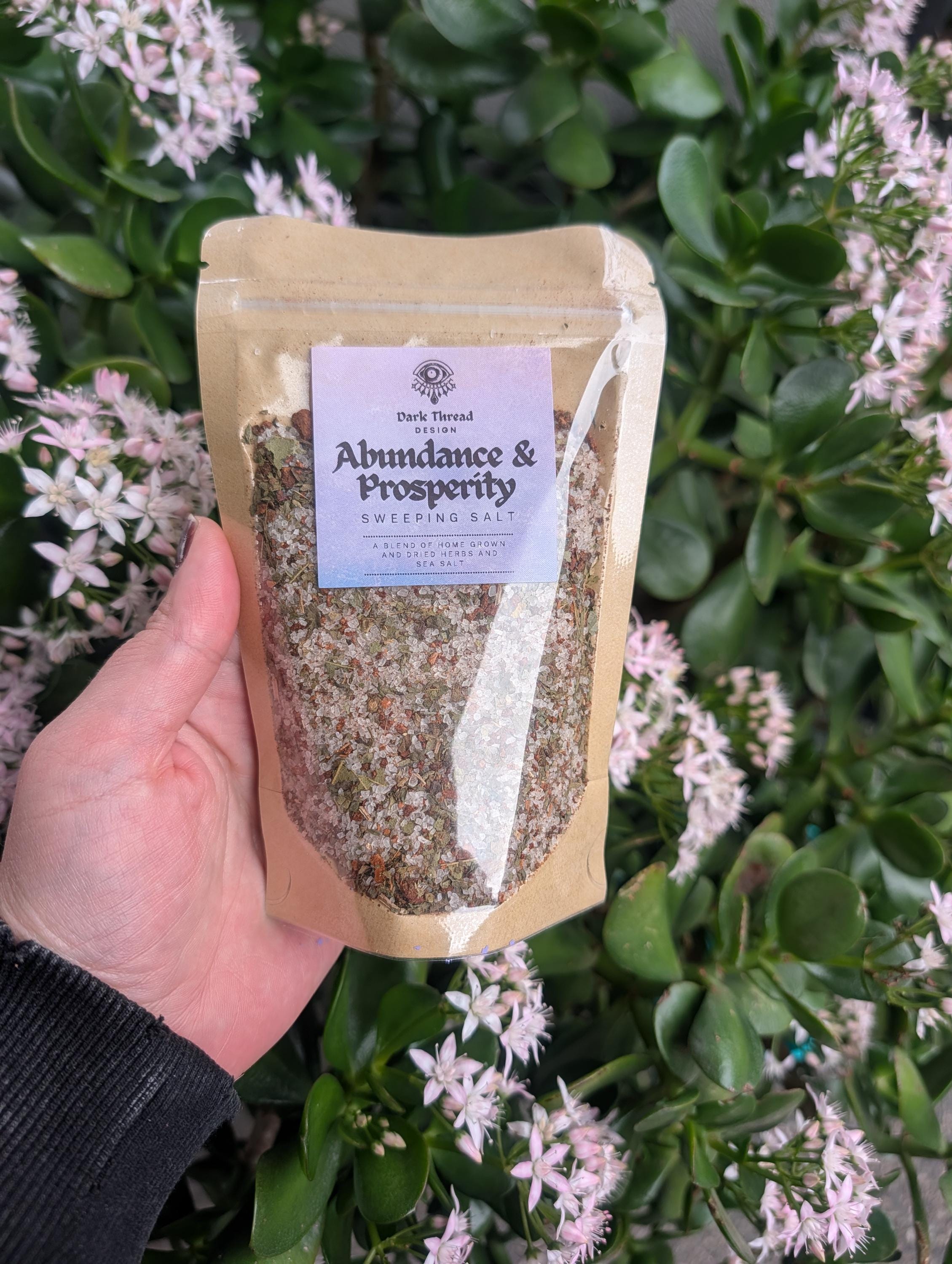 Abundance and prosperity sweeping salt