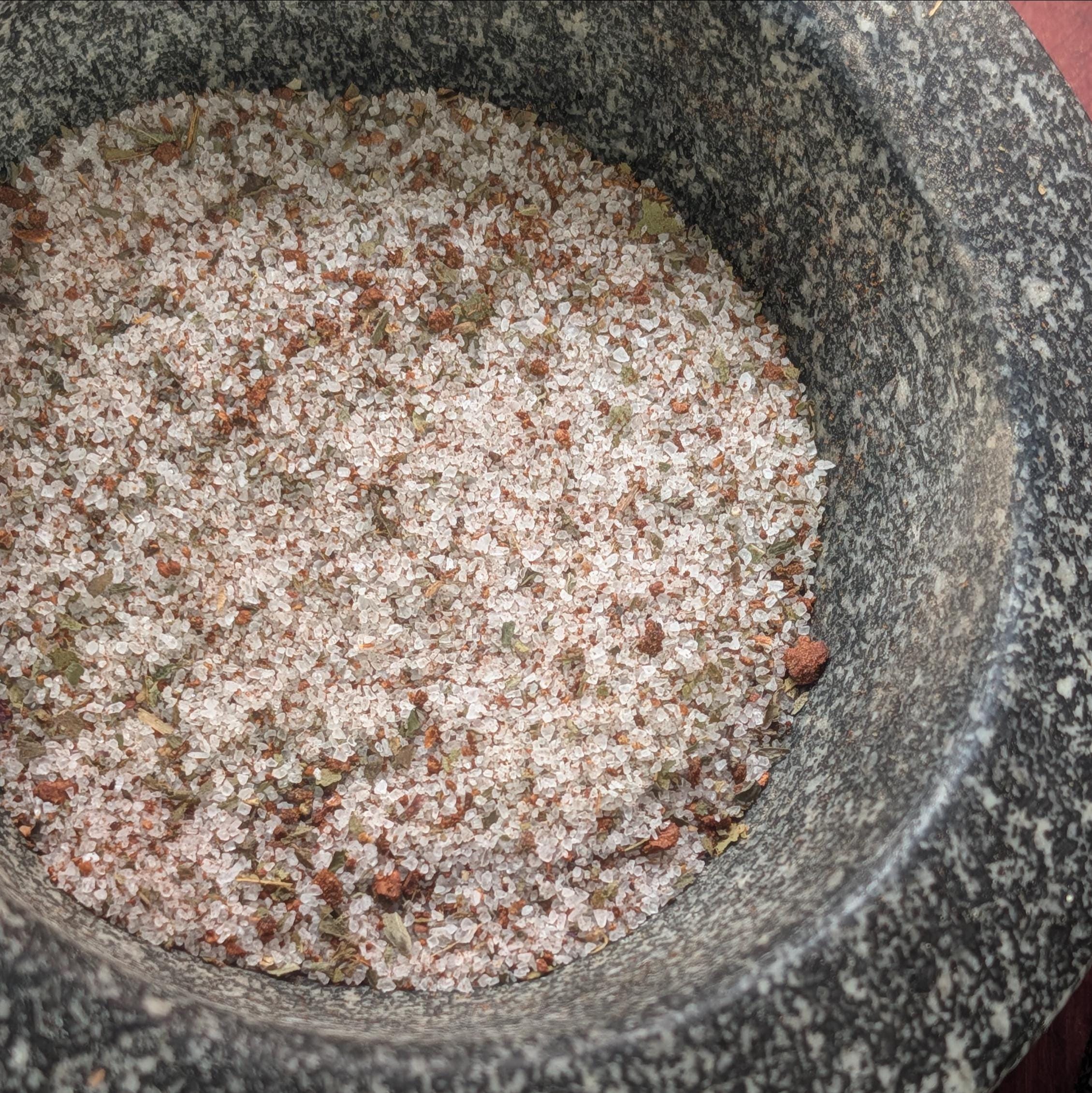 Abundance and prosperity sweeping salt