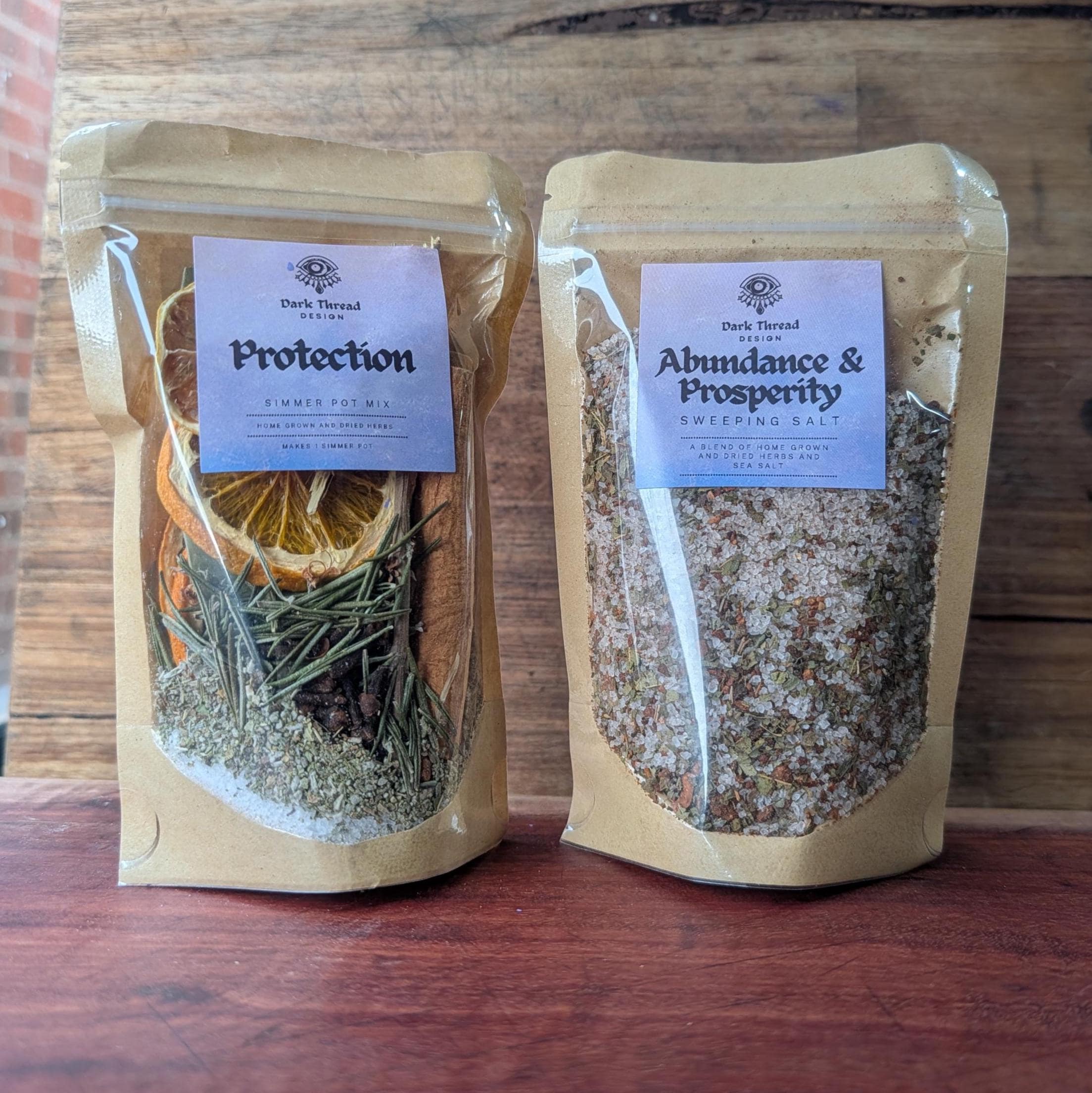 Custom home ritual duo bundle | Pick 1 simmer pot mix and 1 sweeping salt