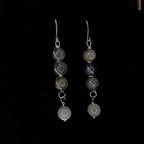 Wire wrapped crystal drop earrings - Choose your pair | Small